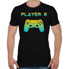 PRINTFASHION PLAYER 2 - Férfi póló - Fekete férfi póló