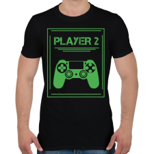 PRINTFASHION PLAYER 2 - Férfi póló - Fekete férfi póló