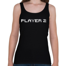 PRINTFASHION PLAYER 2 - Női atléta - Fekete női trikó