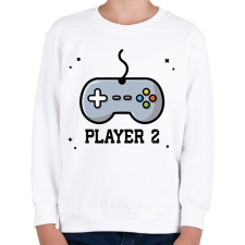 PRINTFASHION Player 2 páros póló - Gyerek pulóver - Fehér gyerek pulóver, kardigán