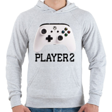 PRINTFASHION Player 2 Xbox One  páros póló - Férfi kapucnis pulóver - Sport szürke