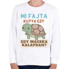 PRINTFASHION png_20230309_223435_0000 - Gyerek pulóver - Fehér gyerek pulóver, kardigán