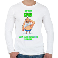 PRINTFASHION png_20230310_093854_0000 - Férfi hosszú ujjú póló - Fehér