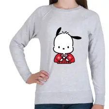 PRINTFASHION pochacco - Női pulóver - Sport szürke női pulóver, kardigán