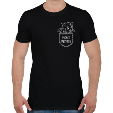 PRINTFASHION Pocket demons - Férfi póló - Fekete férfi póló