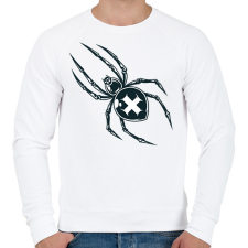 PRINTFASHION Pók - Férfi pulóver - Fehér férfi pulóver, kardigán