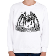 PRINTFASHION Pók / Tarantula / Madárpók - Gyerek pulóver - Fehér gyerek pulóver, kardigán