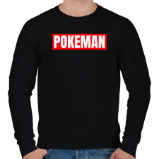 PRINTFASHION POKEMAN - Férfi pulóver - Fekete férfi pulóver, kardigán