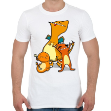 PRINTFASHION Pokemon Go - Férfi póló - Fehér férfi póló