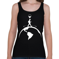 PRINTFASHION Pokemon Go - Női atléta - Fekete női trikó