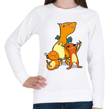 PRINTFASHION Pokemon Go - Női pulóver - Fehér női pulóver, kardigán