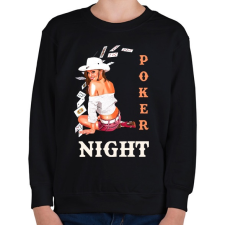 PRINTFASHION POKER NIGHT - Gyerek pulóver - Fekete gyerek pulóver, kardigán
