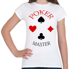 PRINTFASHION pokermaster_1 - Női póló - Fehér női póló