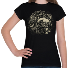 PRINTFASHION Pokoli remény - Női póló - Fekete