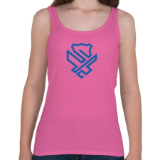 PRINTFASHION Police badge - Női atléta - Rózsaszín női trikó