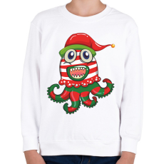 PRINTFASHION polip - Gyerek pulóver - Fehér