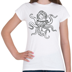 PRINTFASHION Polip - Női póló - Fehér