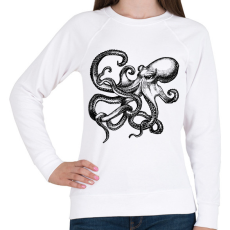 PRINTFASHION polip - Női pulóver - Fehér