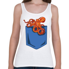 PRINTFASHION Polipos zseb - Női atléta - Fehér