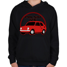 PRINTFASHION Polski  - Gyerek kapucnis pulóver - Fekete