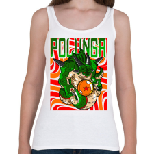 PRINTFASHION POLUNGA - DBZ - Női atléta - Fehér női trikó