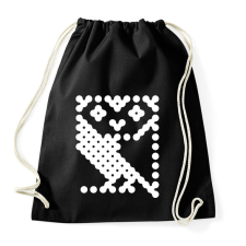 PRINTFASHION Pont bagoly - Sportzsák, Tornazsák - Fekete tornazsák