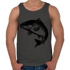 PRINTFASHION ponty - Férfi atléta - Sötétszürke atléta, trikó