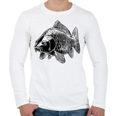PRINTFASHION ponty - Férfi hosszú ujjú póló - Fehér