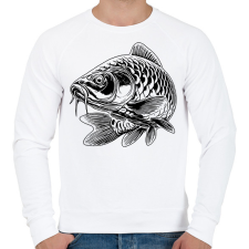 PRINTFASHION ponty - Férfi pulóver - Fehér férfi pulóver, kardigán