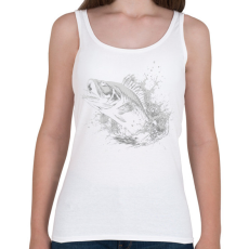 PRINTFASHION Ponty - Női atléta - Fehér