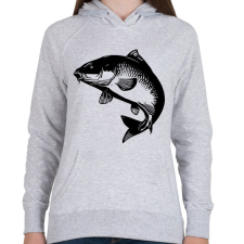 PRINTFASHION ponty - Női kapucnis pulóver - Sport szürke női pulóver, kardigán