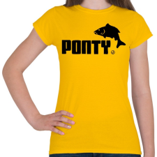 PRINTFASHION Ponty - Női póló - Sárga női póló