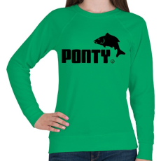 PRINTFASHION Ponty - Női pulóver - Zöld