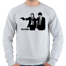PRINTFASHION Ponyveregény - Férfi pulóver - Sport szürke férfi pulóver, kardigán