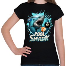 PRINTFASHION Pool Shark 2 - Női póló - Fekete női póló