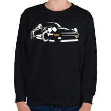 PRINTFASHION Porsche 911 - Gyerek pulóver - Fekete gyerek pulóver, kardigán