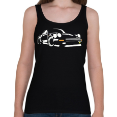 PRINTFASHION Porsche 911 - Női atléta - Fekete