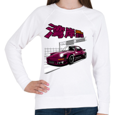 PRINTFASHION PORSCHE 911 RAUH WELT BEGRIFF RWB - Női pulóver - Fehér női pulóver, kardigán