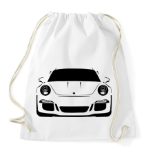 PRINTFASHION Porsche 911 - Sportzsák, Tornazsák - Fehér tornazsák