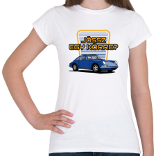 PRINTFASHION Porsche - Női póló - Fehér női póló