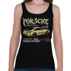 PRINTFASHION porsche turbo gold - Női atléta - Fekete