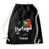 PRINTFASHION Portugália - Sportzsák, Tornazsák - Fekete