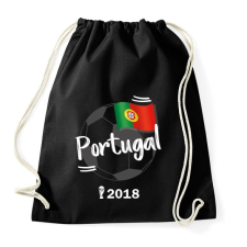 PRINTFASHION Portugália - Sportzsák, Tornazsák - Fekete tornazsák
