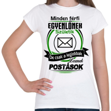 PRINTFASHION Postás - Női póló - Fehér női póló