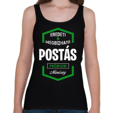 PRINTFASHION Postás prémium minőség - Női atléta - Fekete