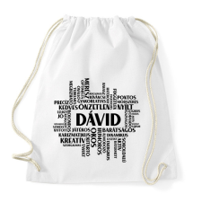 PRINTFASHION Pozitív tulajdonságok - Egyedi neves - Sportzsák, Tornazsák - Fehér tornazsák