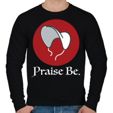 PRINTFASHION Praise Be - The Handmaid's Tale - Férfi pulóver - Fekete férfi pulóver, kardigán