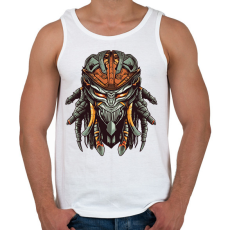 PRINTFASHION Predator - Férfi atléta - Fehér