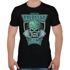PRINTFASHION Predator Gym - Férfi póló - Fekete