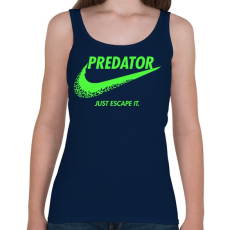 PRINTFASHION Predator - Női atléta - Sötétkék